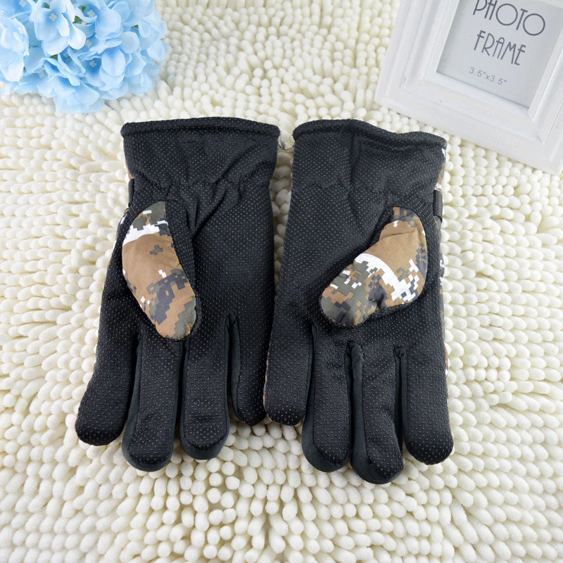 Custom Outdoor Sport Waterproof Winter Warm Adult Ski Riding Gloves