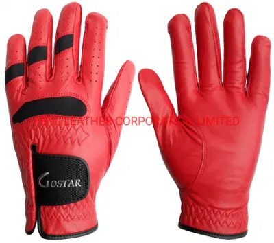 Классические перчатки для гольфа из натуральной кожи (JYG