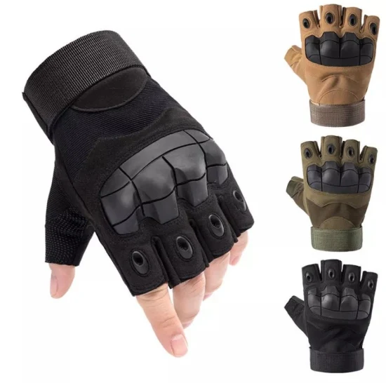 Зимние уличные охотничьи мотоциклетные тактические перчатки с сенсорным экраном и походами, боевые тактические перчатки с половиной пальца